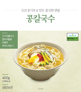 Fresh Soybean Chopped Noodle 면발장인 콩 칼국수 400g