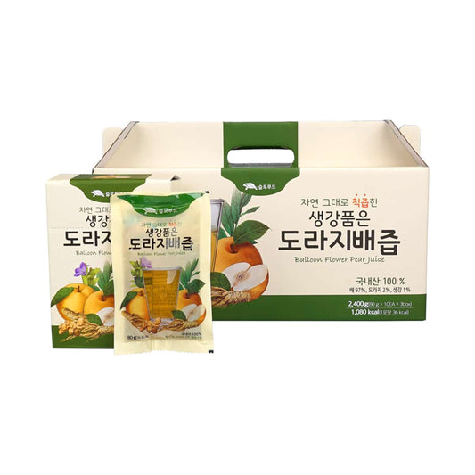 Balloon Flower Pear Juice 생강품은 도라지 배즙 30/80ml