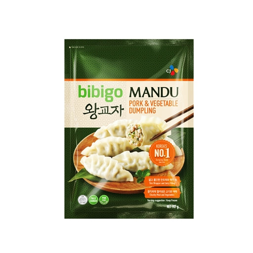 Bibigo Pork & Vegetable Dumpling 비비고 왕교자 돼지만두 907g