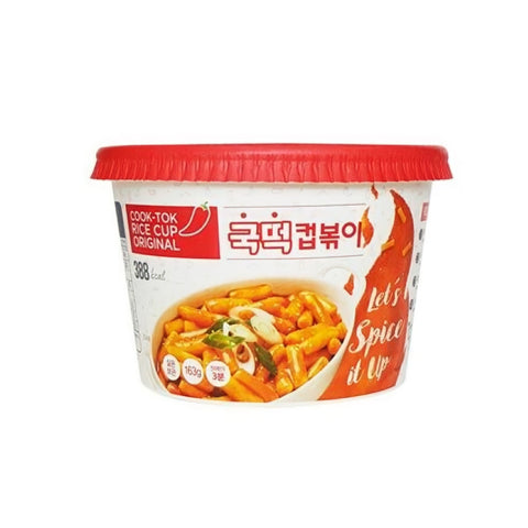 Cook-Tok Rice Cup Original 국떡 컵볶이 163g