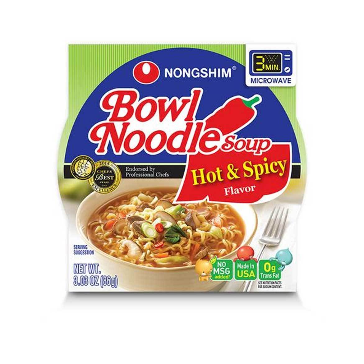 Nongshim Bowl- Hot&Spicy 육개장 85g