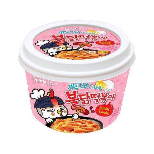 Samyang Buldak Hot Chicken Flavor Topokki Carbo 불닭 떡볶이 까르보 179g