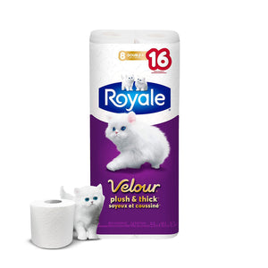 Royale Velour Bathroom Tissue 화장실 휴지 8 Rolls