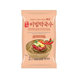 Buckwheat Noodle with Spicy Sauce 해변 비빔 막국수 594g - BEST BEFORE 9/3/2023