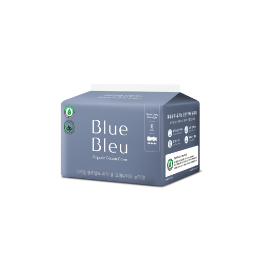 [ECO DEAL] BLUE BLEU Sanitary Pads 블루블루 유기농 순면 커버 생리대